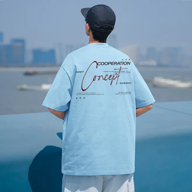 Warrior Huichao Riding The Wind Collection Drop Shoulder Sleeve T Shirt Unisex-23