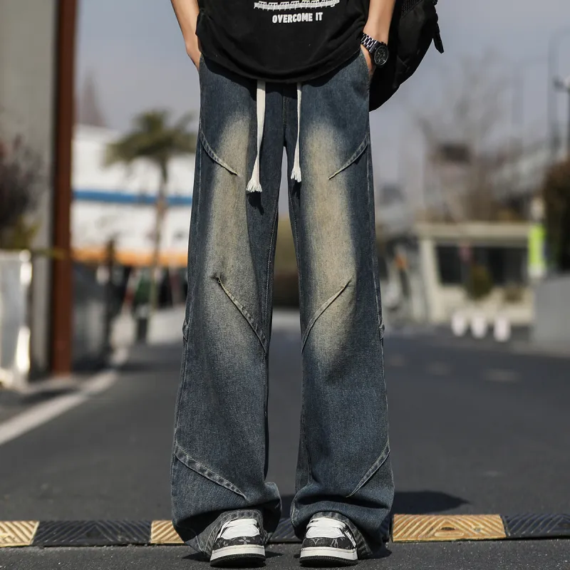Warrior Huichao Riding The Wind Collection Jeans Unisex-23