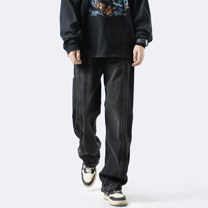 Warrior Huichao Riding The Wind Collection Jeans Unisex-1