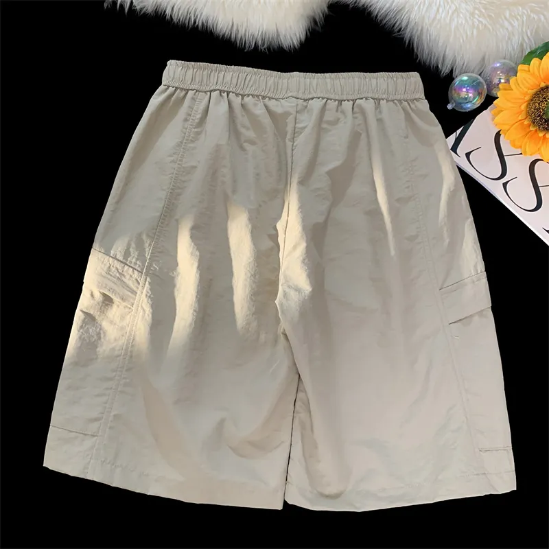 Warrior Huichao Open-Ended Smile Collection Casual Shorts Unisex-1