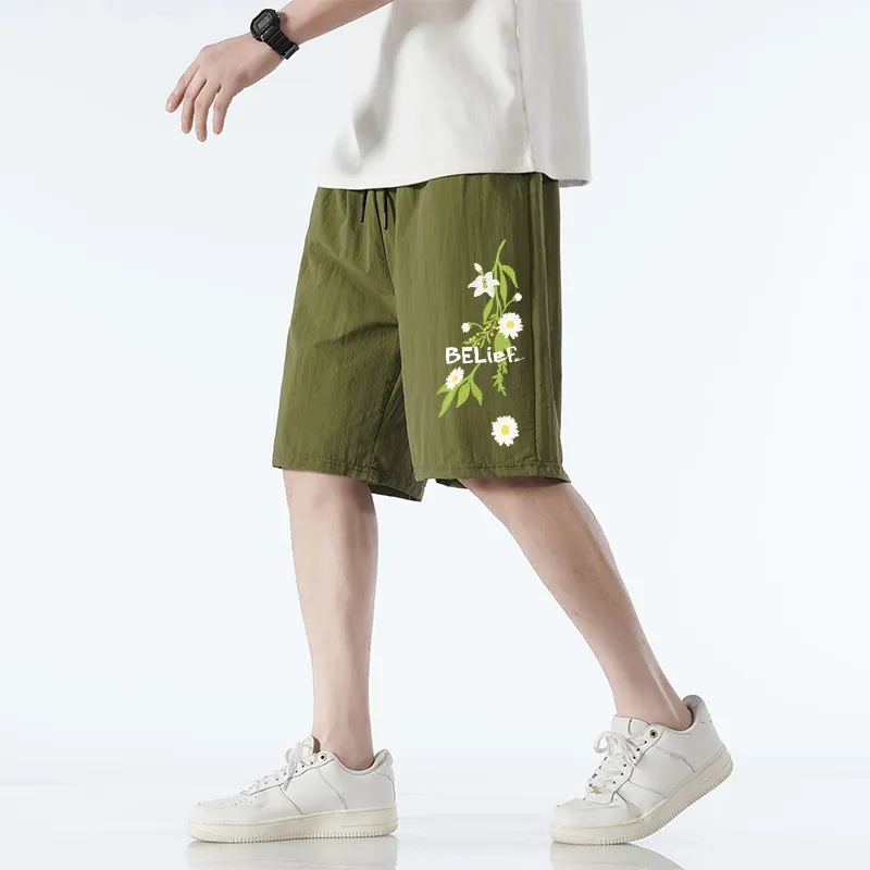Warrior Huichao Riding The Wind Collection Casual Shorts Unisex-8