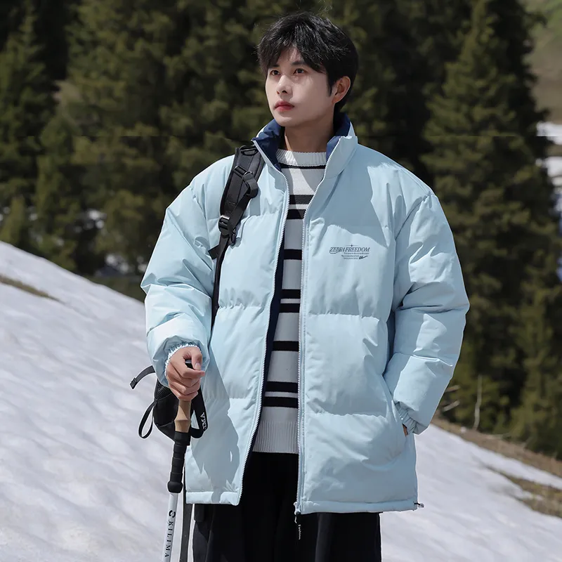 Warrior Ride The Wind Collection Open Ended Smile Collection Puffer Jacket Unisex-4