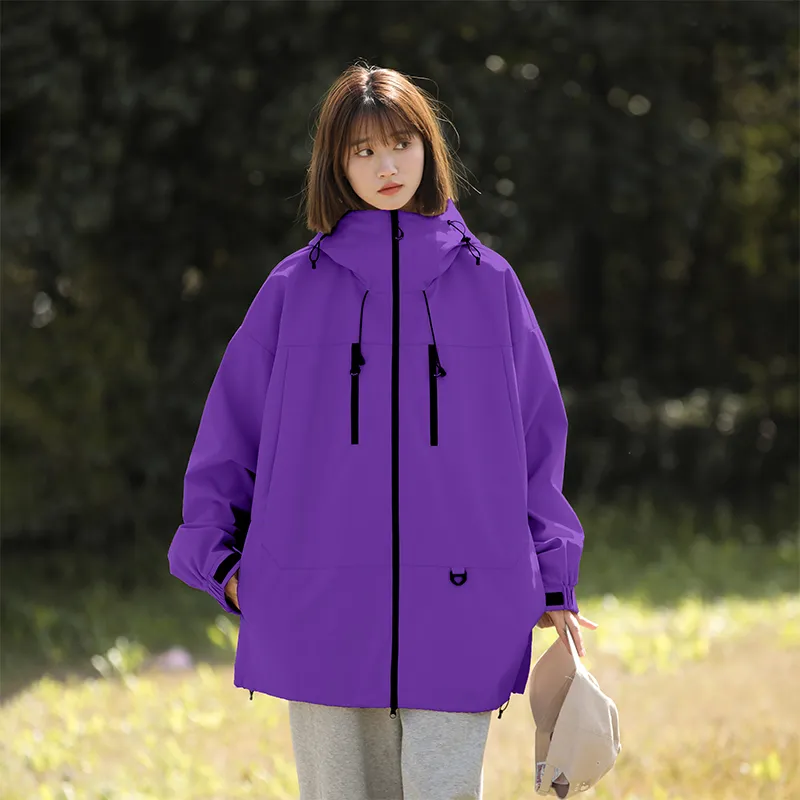 Warrior Laugh Series Urban Living/Travel/Commuting Waterproof And Windproof Windbreaker Jacket Unisex-22
