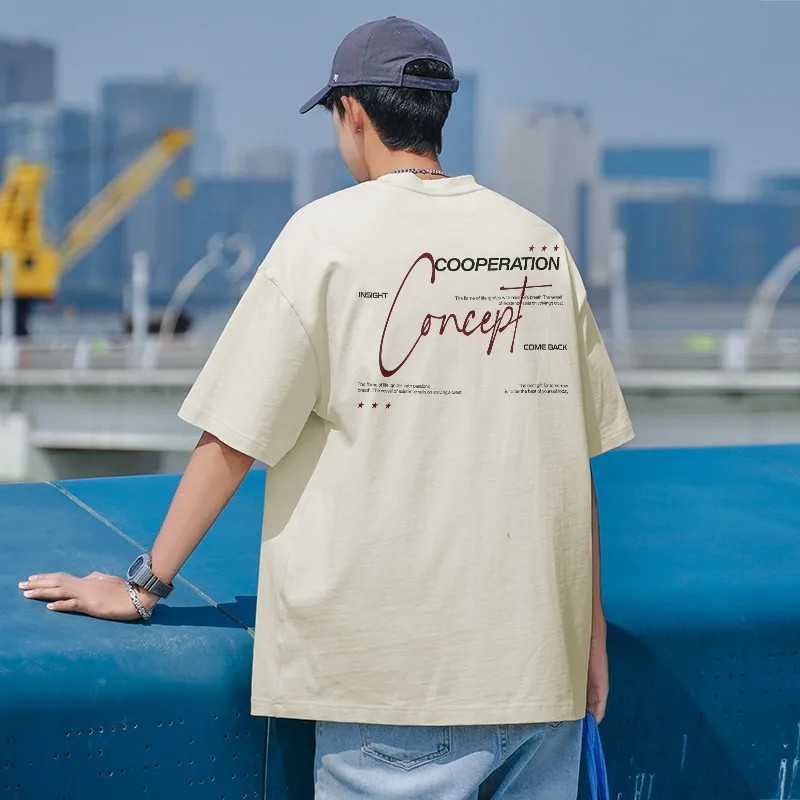 Warrior Huichao Riding The Wind Collection Drop Shoulder Sleeve T Shirt Unisex-15