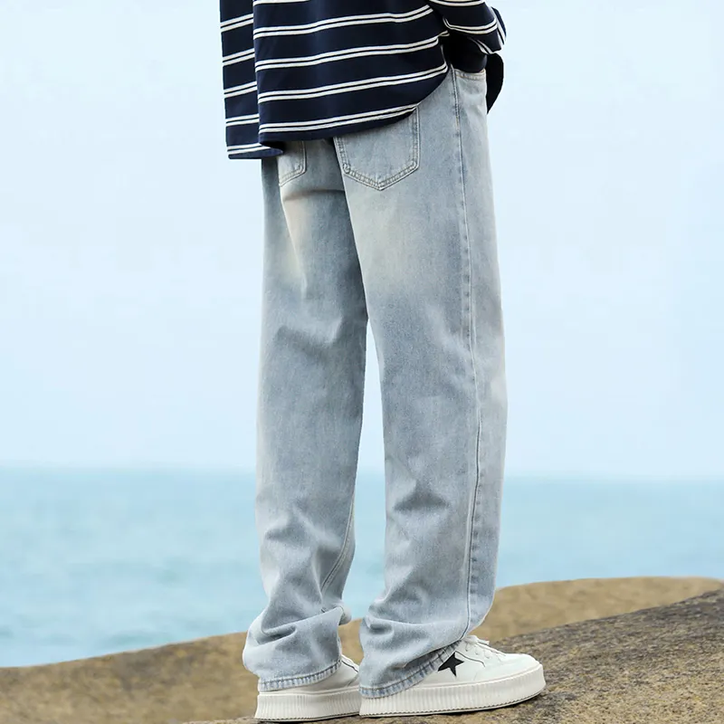 Warrior Huichao Riding The Wind Collection Jeans Unisex-12