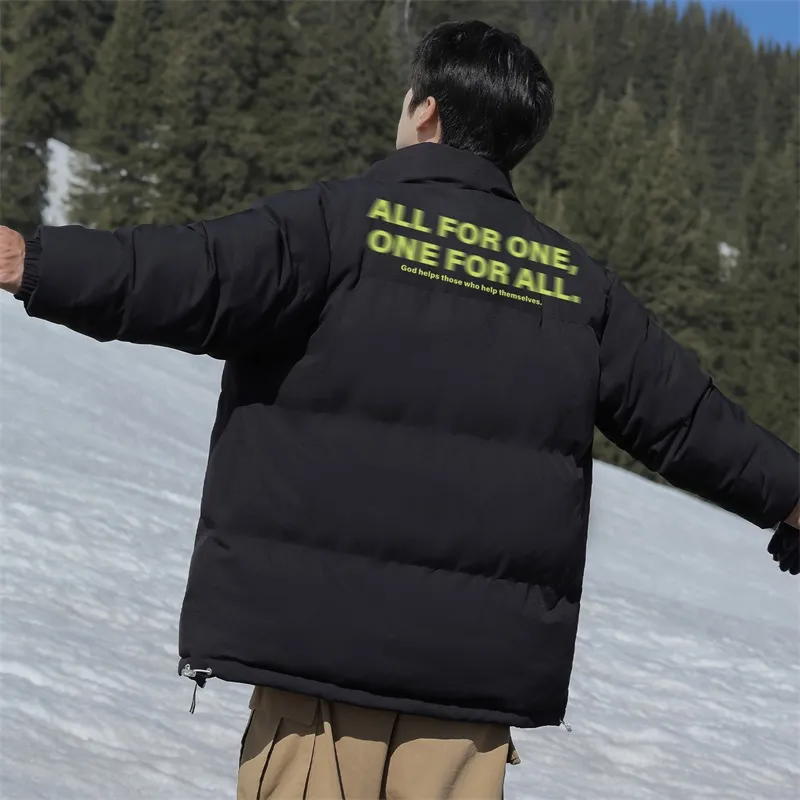 Warrior Ride The Wind Collection Open Ended Smile Collection Puffer Jacket Unisex-4
