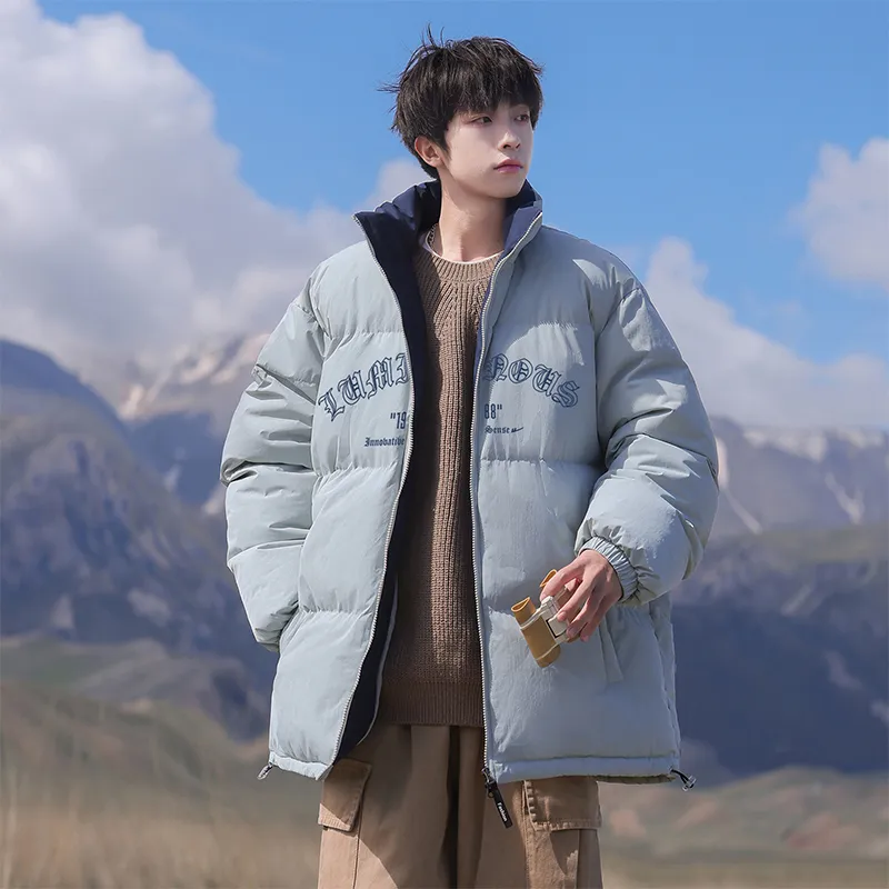 Warrior Ride The Wind Collection Open Ended Smile Collection Puffer Jacket Unisex-9