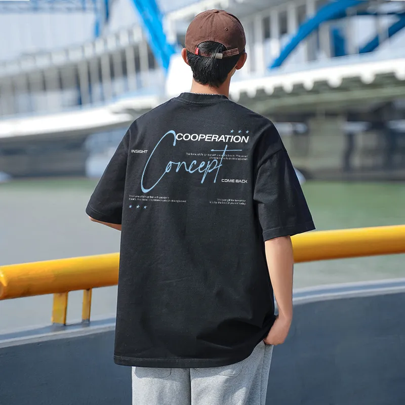 Warrior Huichao Riding The Wind Collection Drop Shoulder Sleeve T Shirt Unisex-7