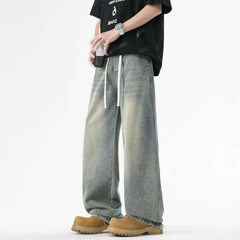 Warrior Huichao Riding The Wind Collection Jeans Unisex-5