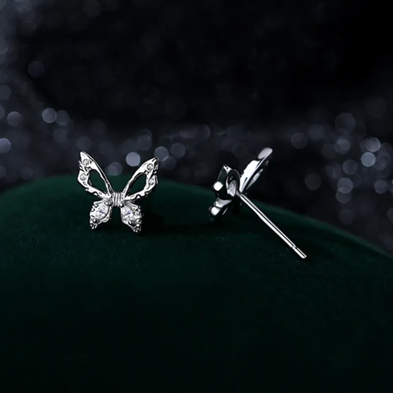 Zbird Sterling Silver Stud Earrings Women's-7