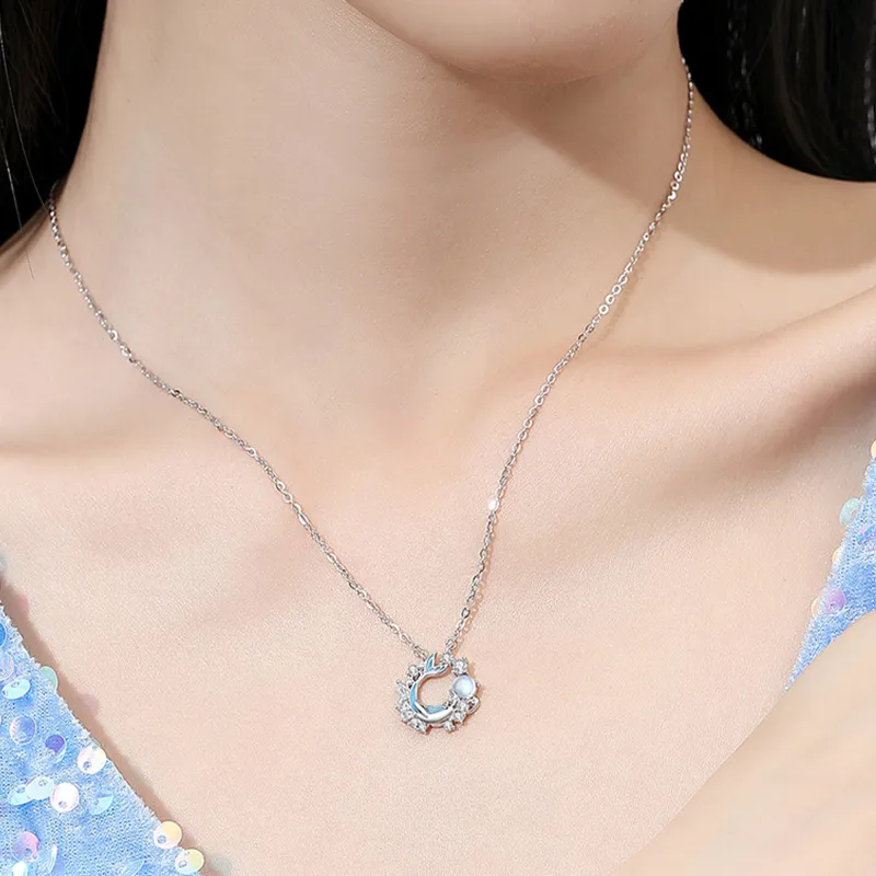 Zbird 925 Sterling Silver Necklaces Unisex-2
