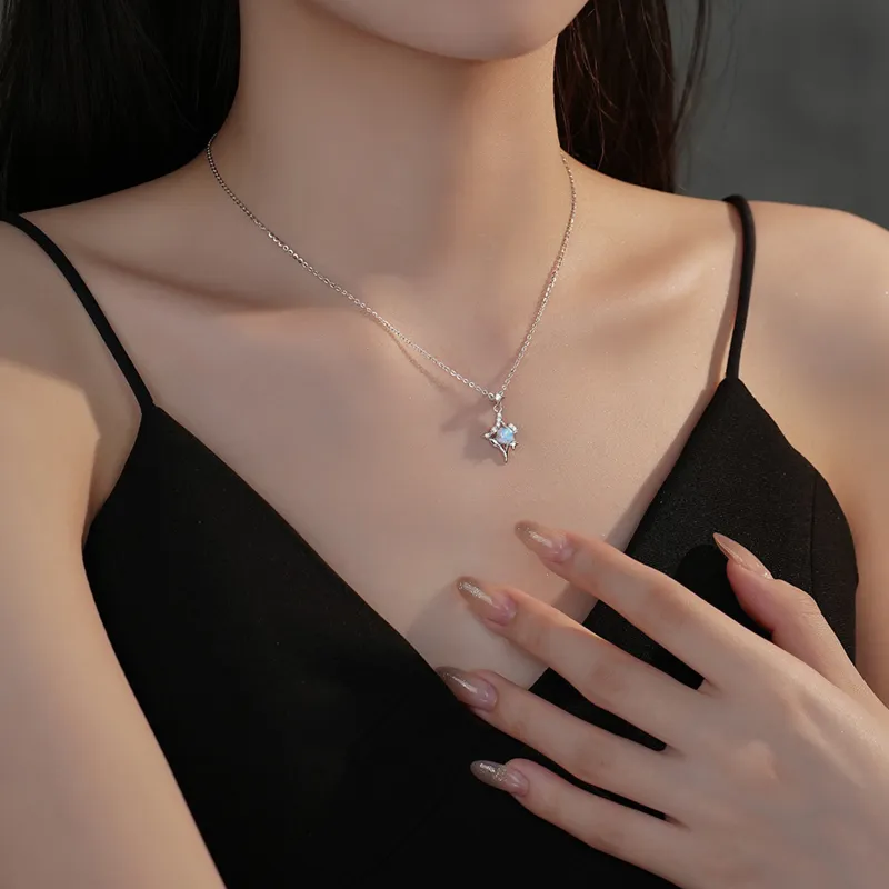 Zbird 925 Sterling Silver Necklaces Women's-1
