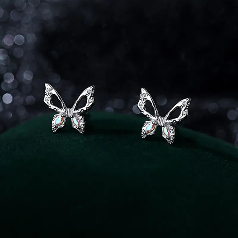 Zbird Sterling Silver Stud Earrings Women's-3