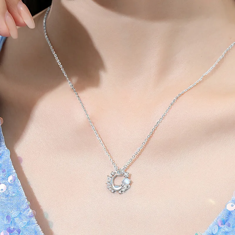 Zbird 925 Sterling Silver Necklaces Unisex-1