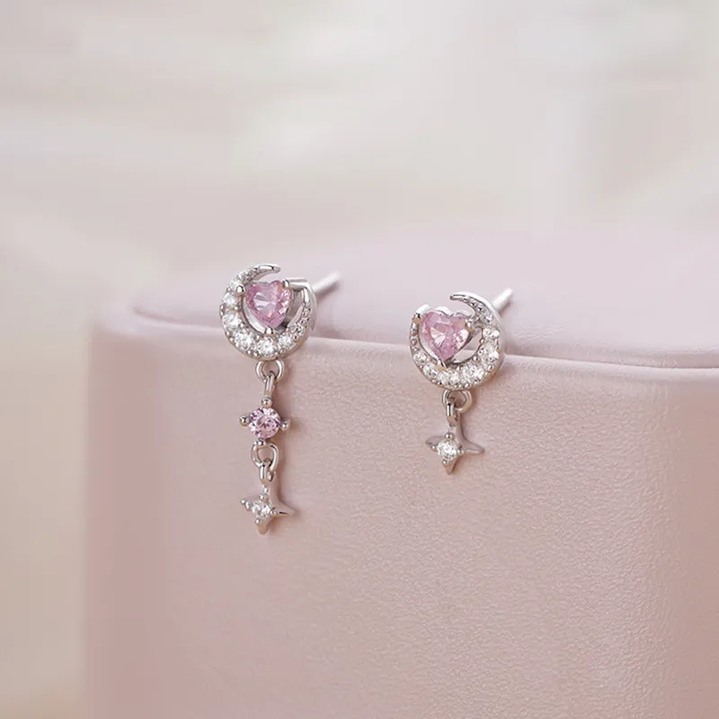 Zbird S 990 Silver Earrings Women's-4