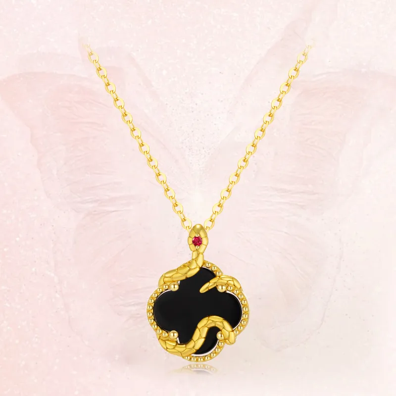 Zbird Agate Jade Necklaces Women's-1