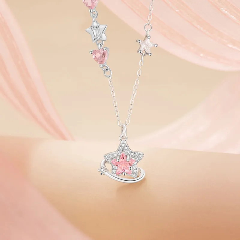 Zbird 925 Sterling Silver Necklaces Women's-3