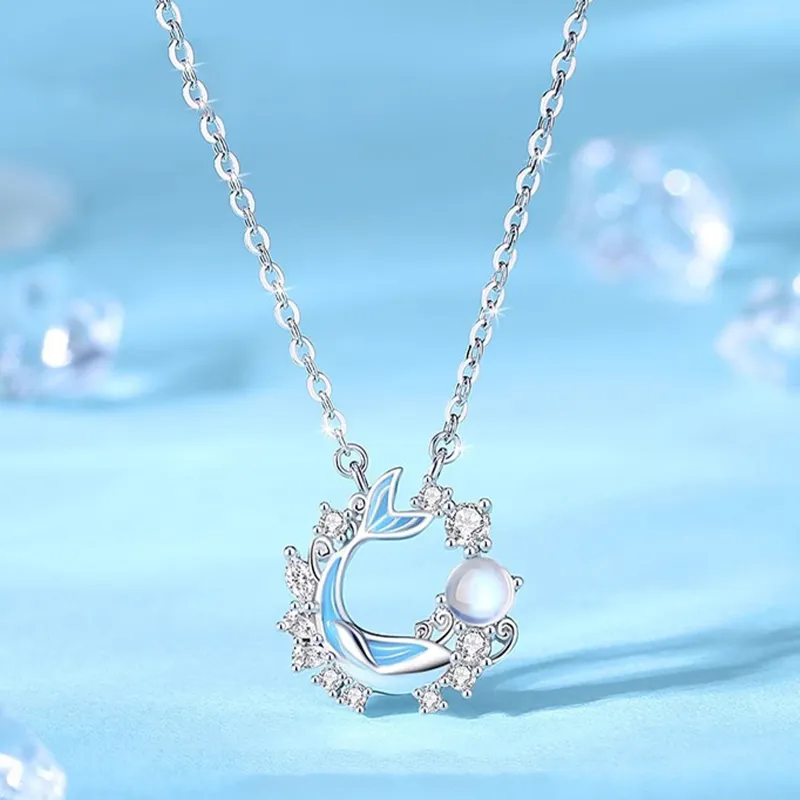 Zbird 925 Sterling Silver Necklaces Unisex-3