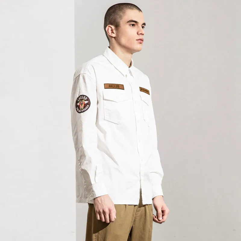AKCLUB Long Sleeved Shirts Men's-5