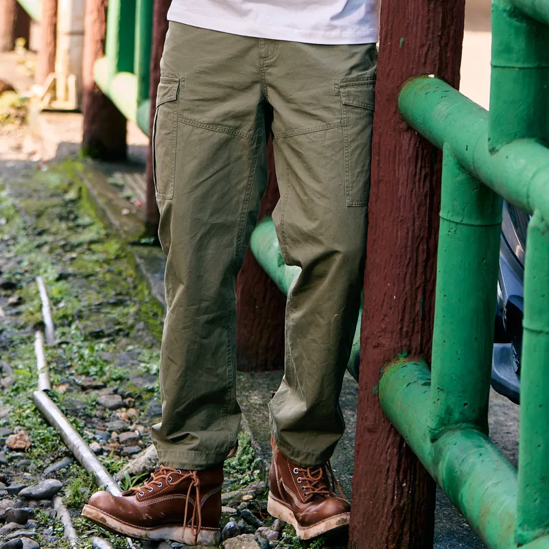 AKCLUB Vintage Collection Casual Pants Men's Army Green-4