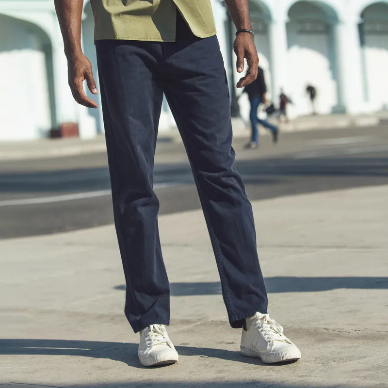 AKCLUB Free Cuba Series Casual Pants Men's Navy Blue/Khaki-3