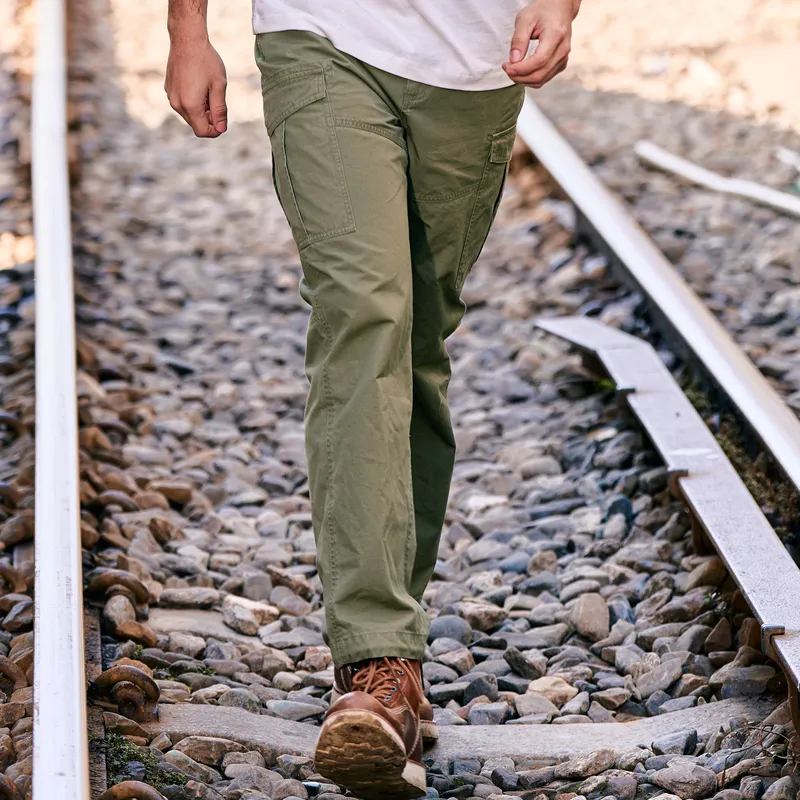 AKCLUB Vintage Collection Casual Pants Men's Army Green-3