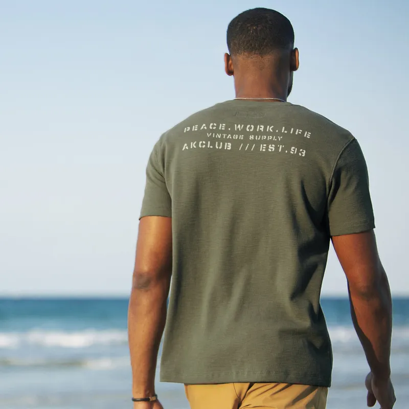 AKCLUB Free Cuba Series Short Sleeved T Shirts Men's-2