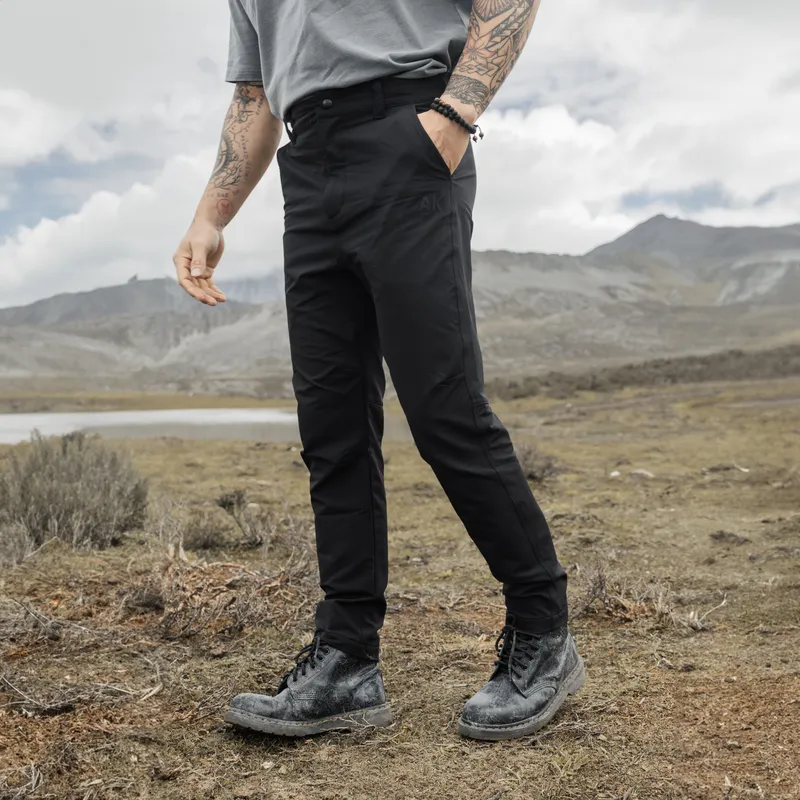 AKCLUB Casual Pants Men's Black-2