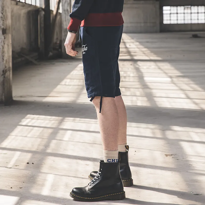 AKCLUB Free Cuba Series Cargo Shorts Men's Navy Blue-4