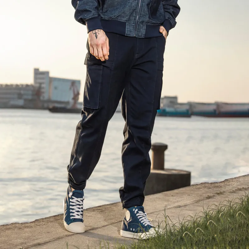 AKCLUB Original Series Casual Pants Men's Navy Blue-3