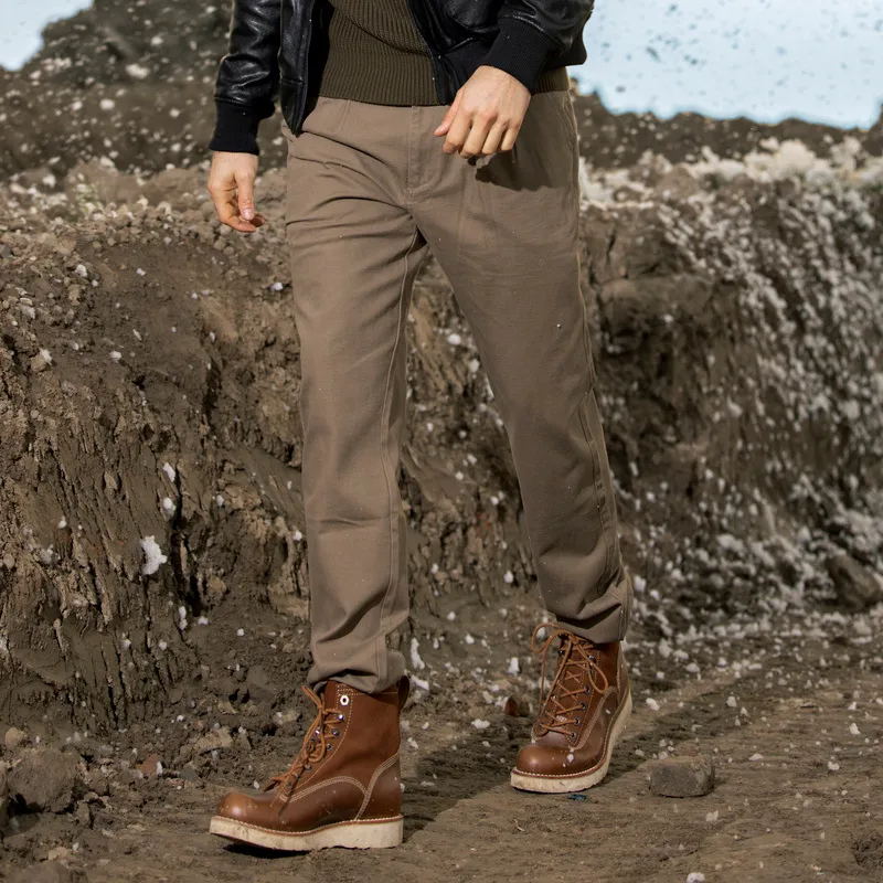 AKCLUB Vintage Collection Casual Pants Men's Khaki-4