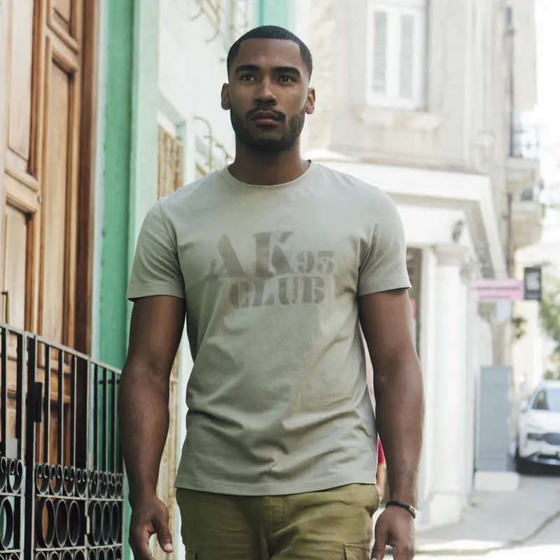 AKCLUB Free Cuba Series Short Sleeved T Shirts Men's-9