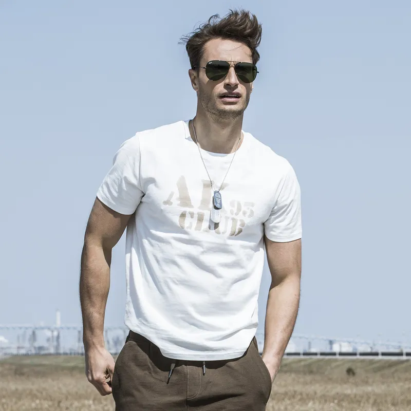 AKCLUB Free Cuba Series Short Sleeved T Shirts Men's-14