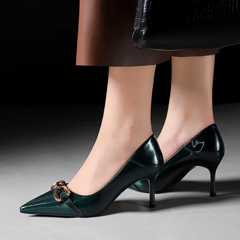 Bamiti As If Treading On Level Ground Slim Heel High Heels 7CM Women's-10