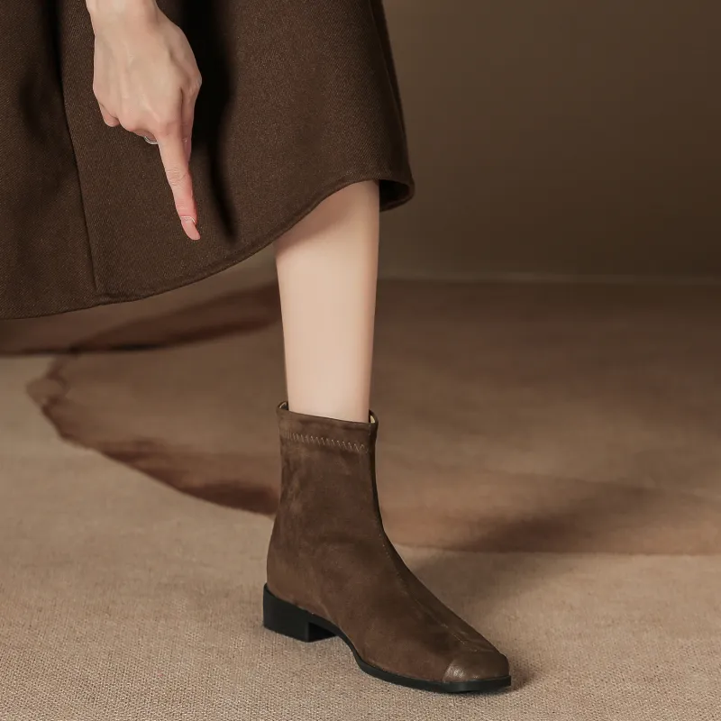 Bamiti As If Treading On Level Ground Ankle Boots Unisex-6
