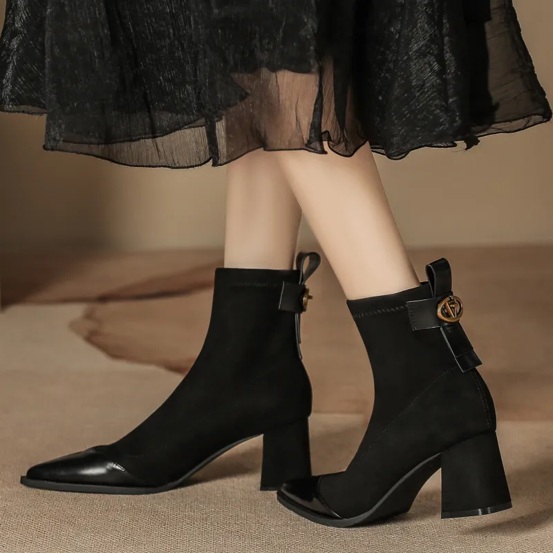 Bamiti As If Treading On Level Ground Ankle Boots 6.5CM Women's-2