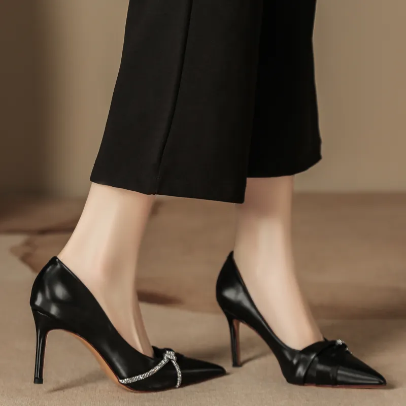 Bamiti As If Treading On Level Ground Slim Heel High Heels 8cm Women's-6