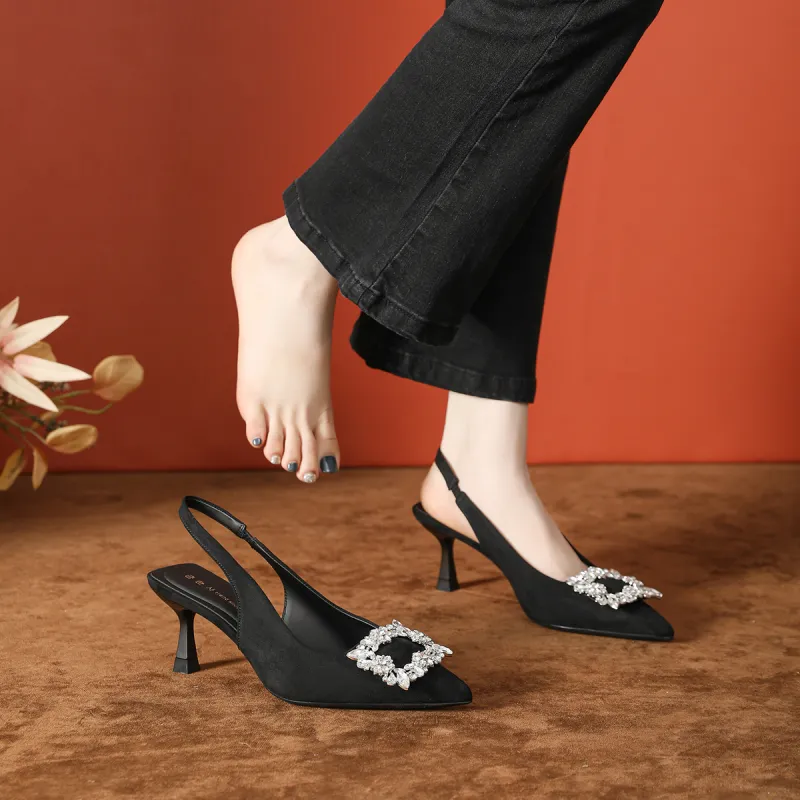 Bamiti Slim Heel High Heels 6.5cm Women's-2
