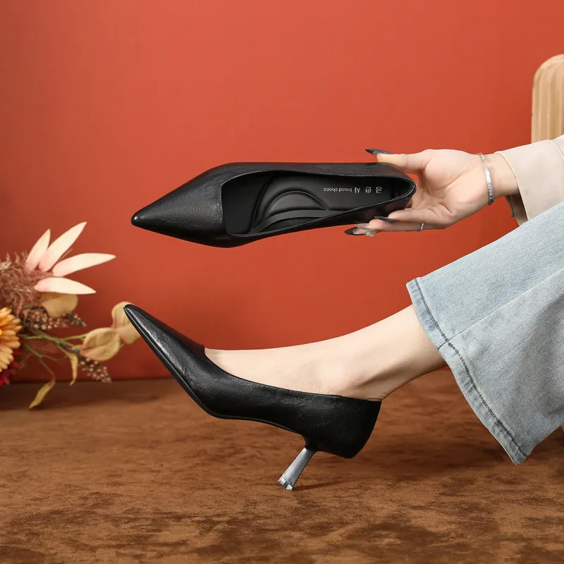Bamiti Slim Heel High Heels 6cm Women's-1