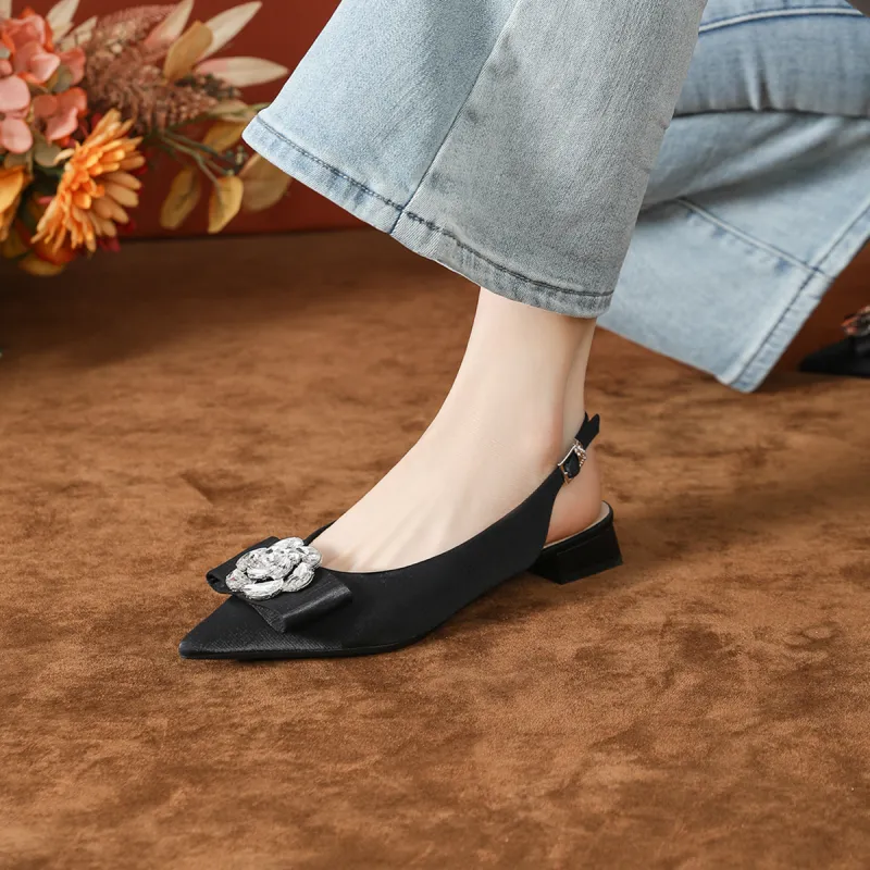 Bamiti Chunky Heel High Heels 3cm Women's-8