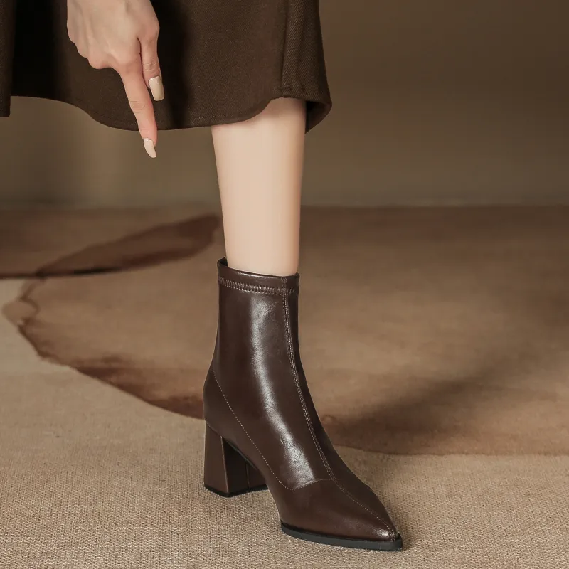 Bamiti As If Treading On Level Ground Ankle Boots 6.5CM Women's-8
