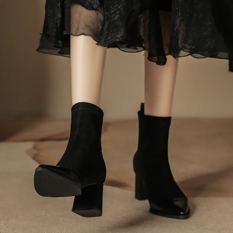 Bamiti As If Treading On Level Ground Ankle Boots 6.5CM Women's-3