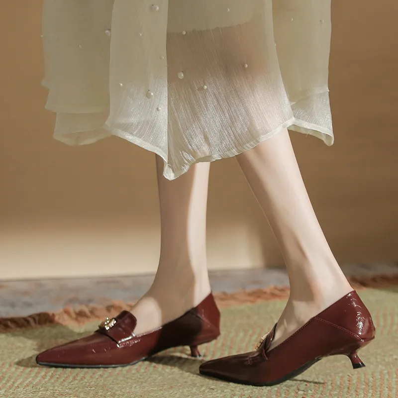 Bamiti Slim Heel High Heels Women's-4