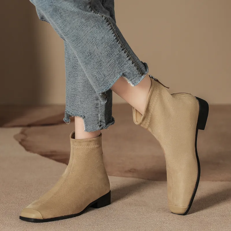Bamiti As If Treading On Level Ground Ankle Boots Unisex-14