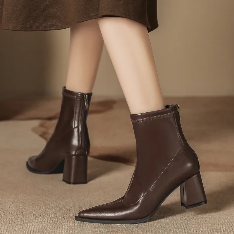 Bamiti As If Treading On Level Ground Ankle Boots 6.5CM Women's-6