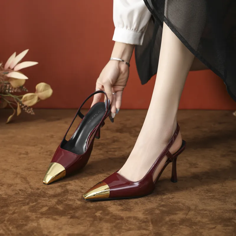 Bamiti Slim Heel High Heels 8cm Women's-11