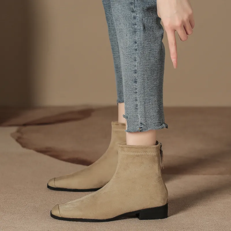 Bamiti As If Treading On Level Ground Ankle Boots Unisex-12