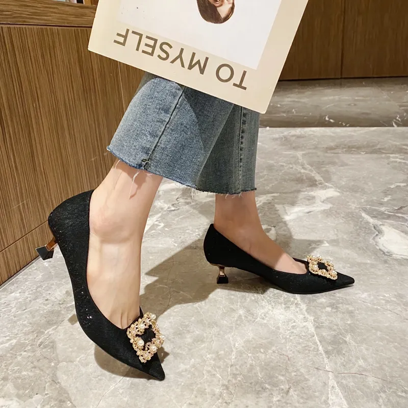 Bamiti Slim Heel High Heels Women's-4