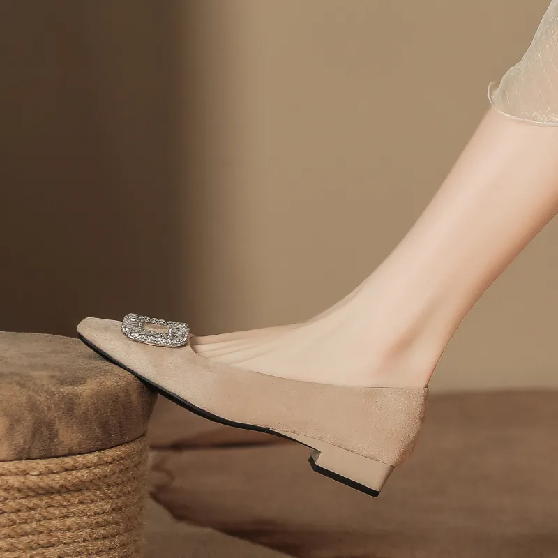 Bamiti As If Treading On Level Ground Chunky Heel High Heels 3CM Women's-9