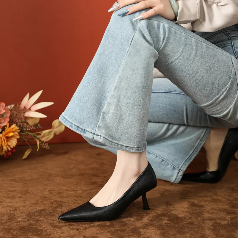 Bamiti Slim Heel High Heels 6cm Women's-4